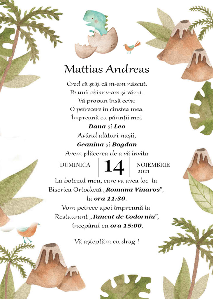 Invitatia Mattias Andreas